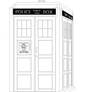 Tardis outline or Coloring Page