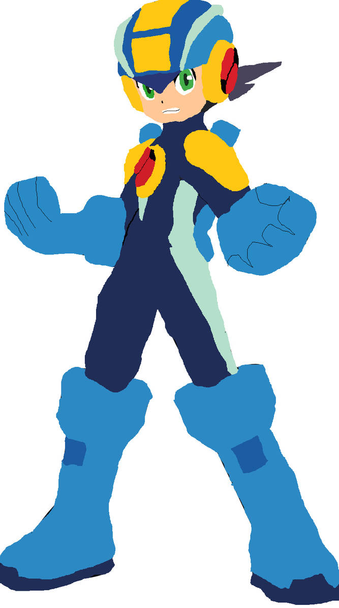 Mega Man NT Warrior. by biancaroseg77 on DeviantArt
