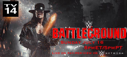 WWE Battleground custom poster