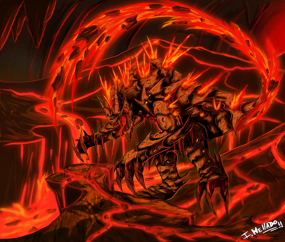 Fire colossus by mapazhe on DeviantArt