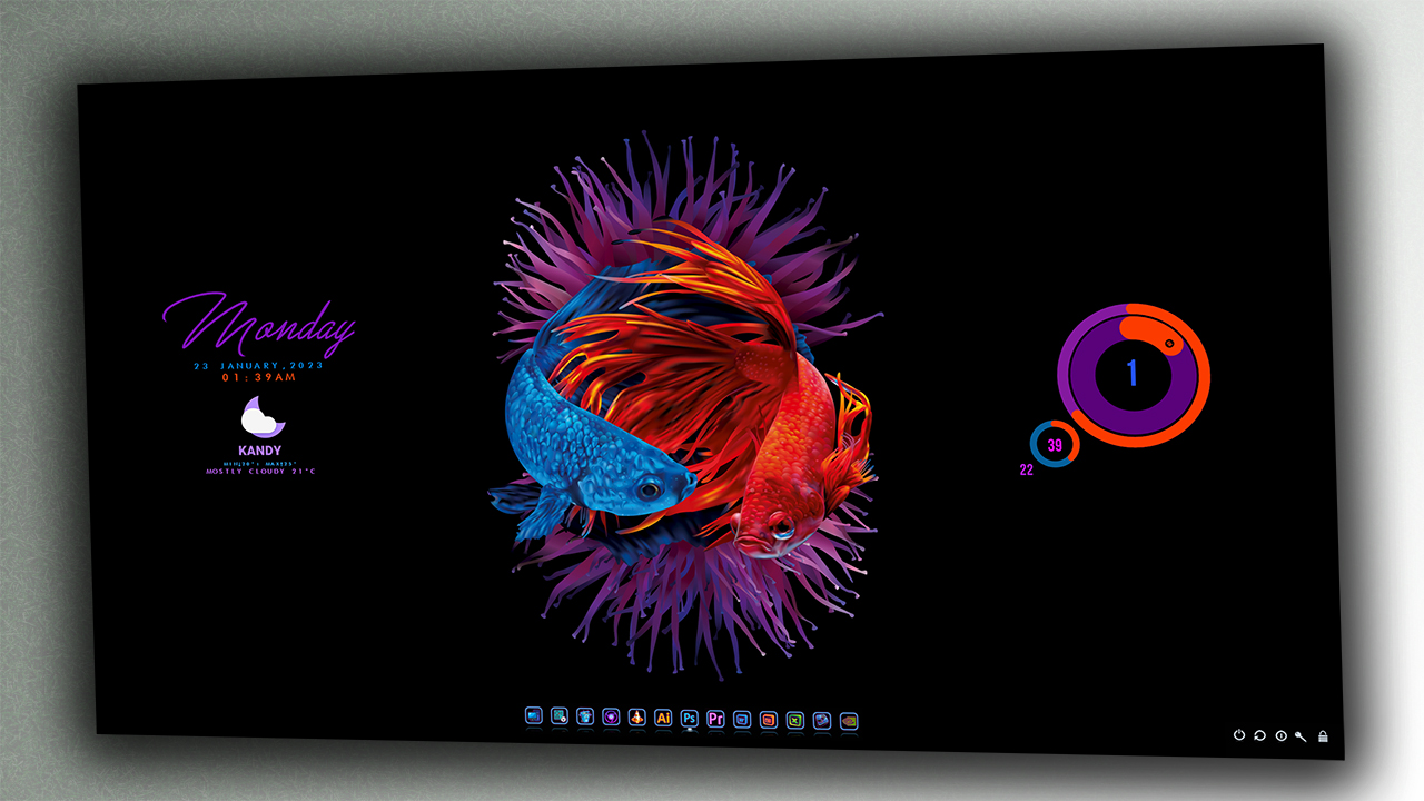 Colourful aesthetic desktop setup by jmnaleef on DeviantArt