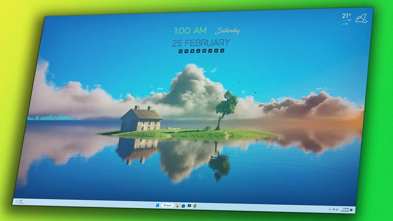 Simple Clean desktop setup by jmnaleef on DeviantArt