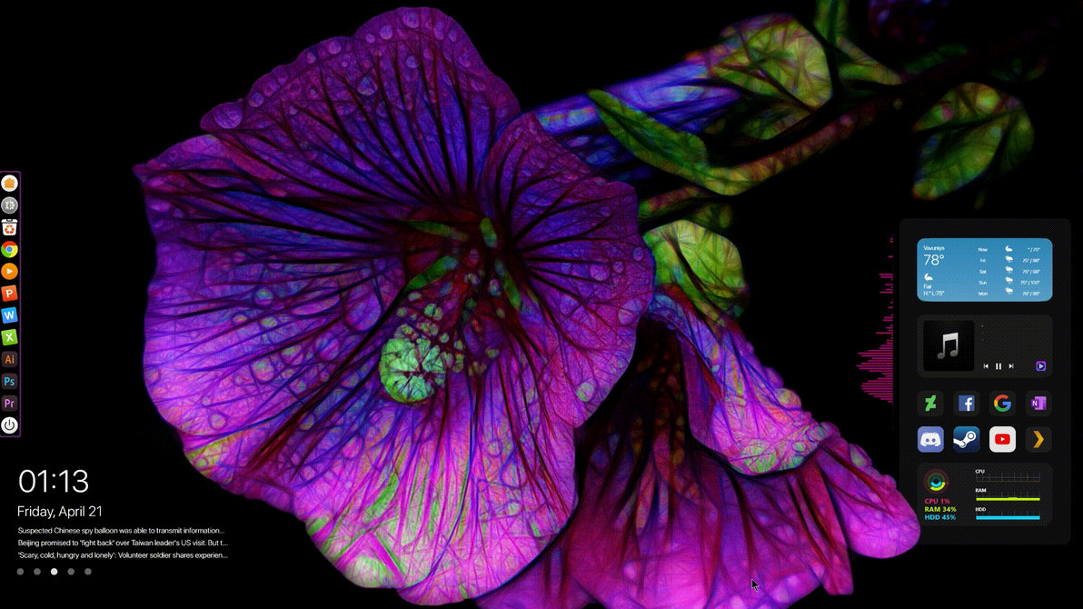 Best colorful desktop customization for windows. by jmnaleef on DeviantArt