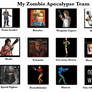 My zombie apocalypse team time crisis edition