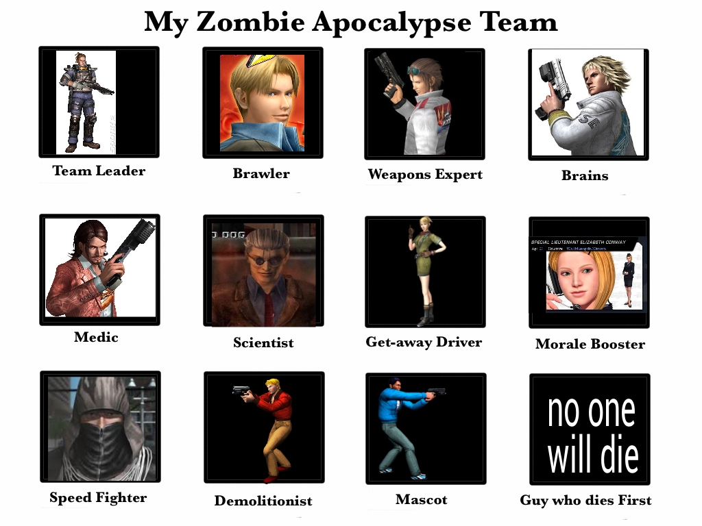 My Zombie Apocalypse Team Time Crisis Edition By Meikotheshinyturtwig On Deviantart My Zombie Apocalypse Team Time Crisis Edition By Meikotheshinyturtwig On Deviantart