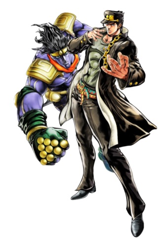 Jotaro and Star Platinum by MagicKitsune on DeviantArt