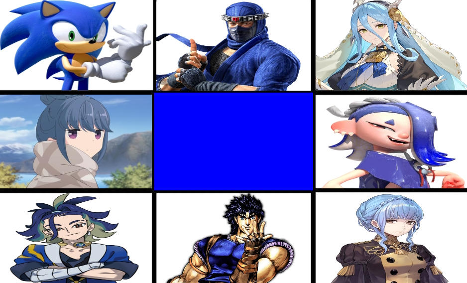 Blue Rings Character My Favourite Blue Characters by meikotheshinyturtwig on DeviantArt