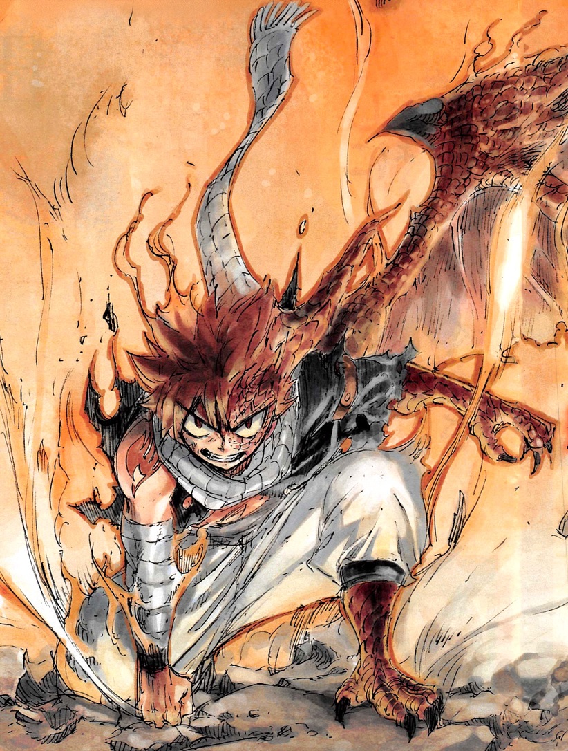 natsu dragneel dragon form by Squid-with-pen on DeviantArt