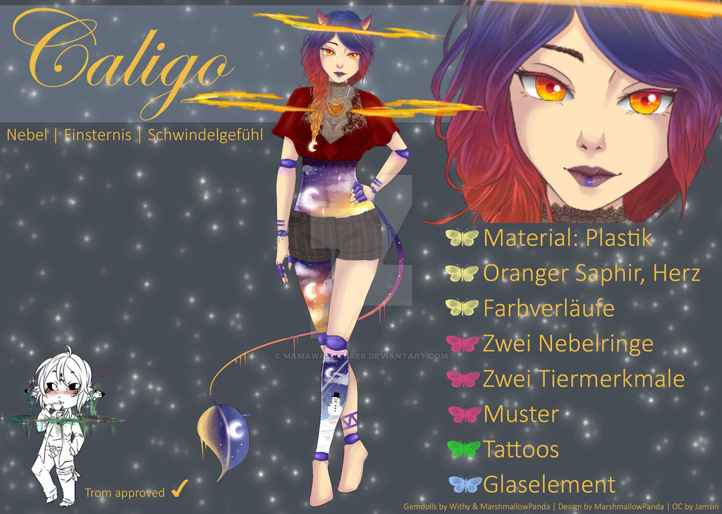 Caligo Language Caligos new charactersheet by mamawaschbaer on DeviantArt