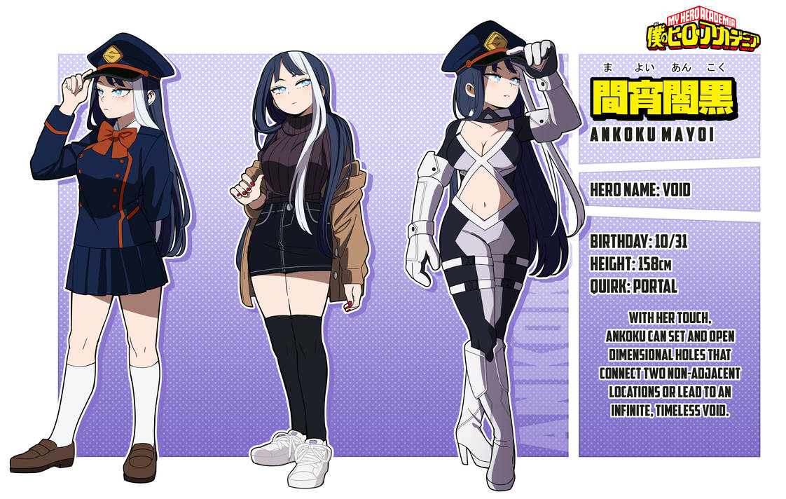 pic Bnha Oc Female Mha Characters bnha oc ankoku mayoi by p ol on deviantart