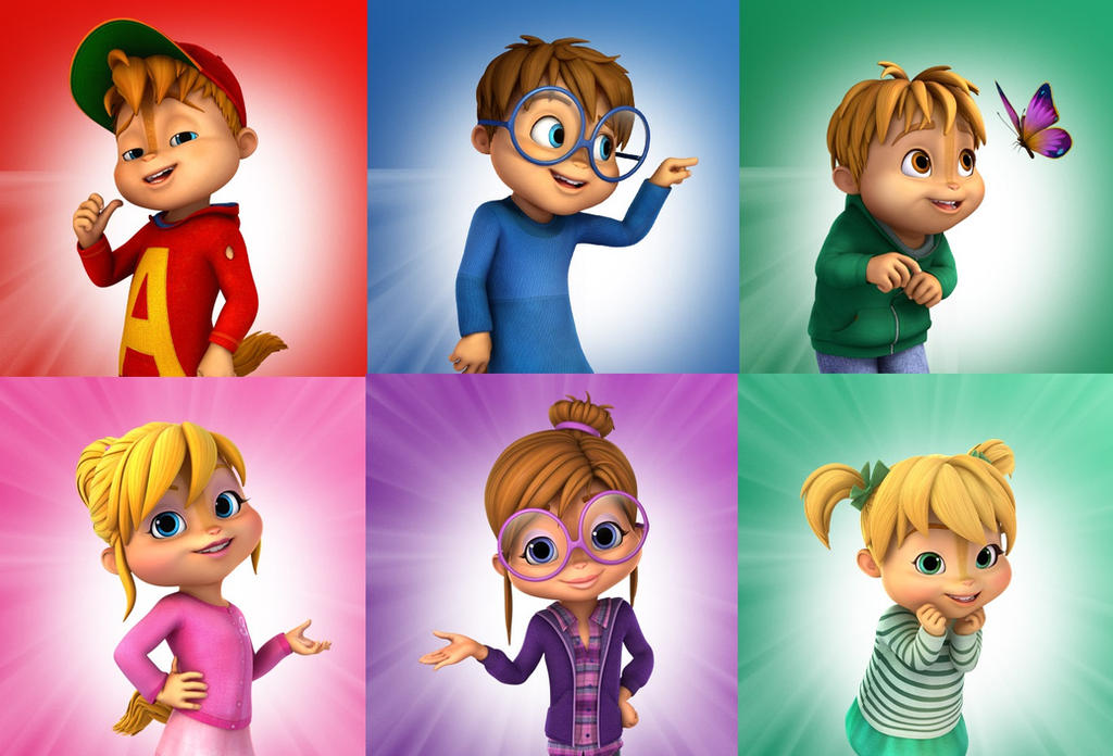 The Chipmunks and The Chipettes by TommyChipmunk on DeviantArt