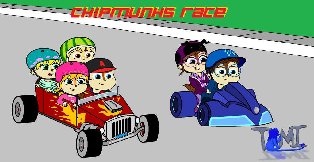 Chipmunk Racing Car race by TommyChipmunk on DeviantArt