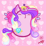 Kawai Potato Princess Mi amore Cadenza by StainedGlassLightHea