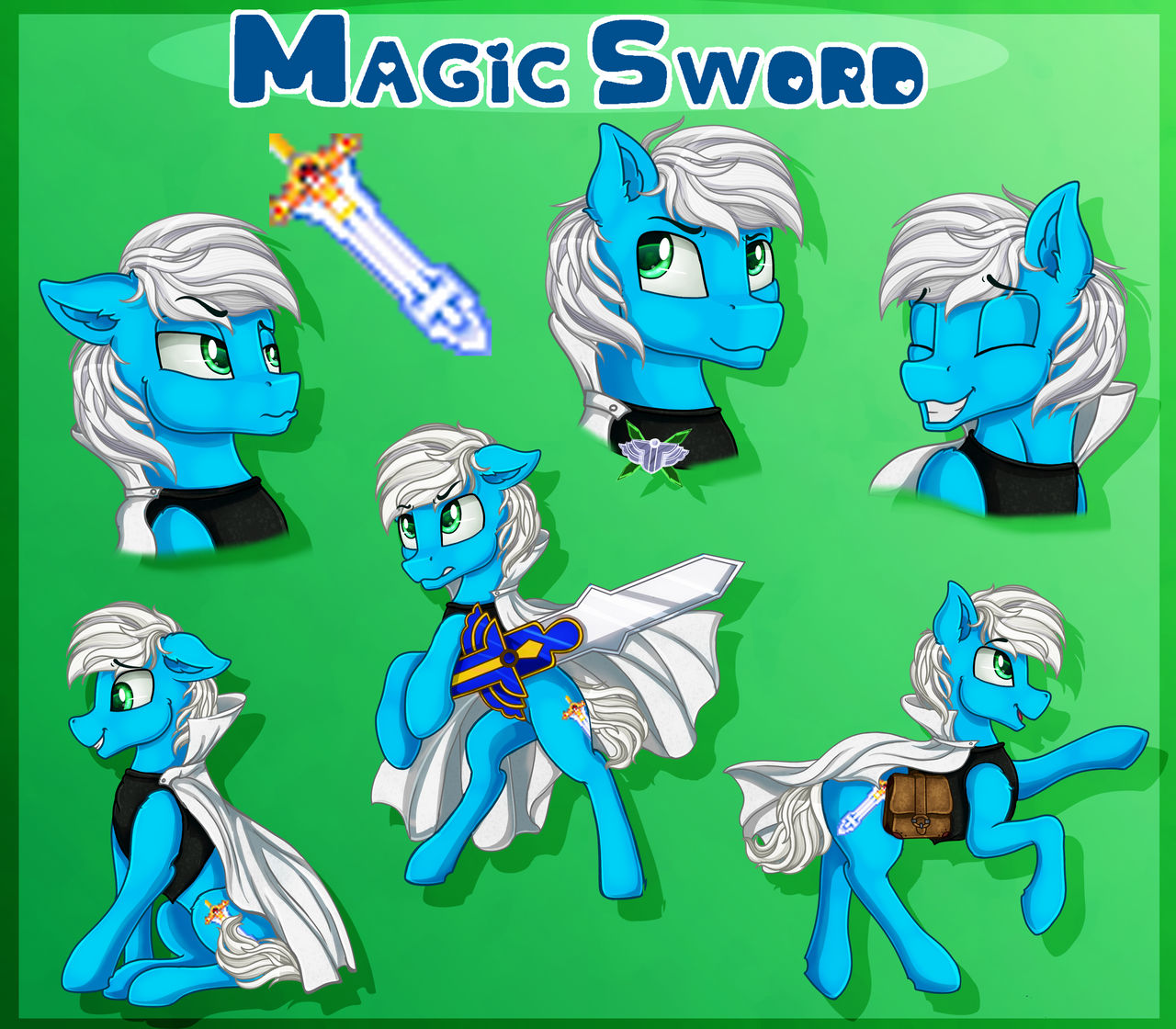 Magic Sword Reference Sheet by StainedGlassLightHea on DeviantArt
