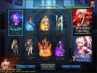 DFOG Character Select Screen 12/9/2015