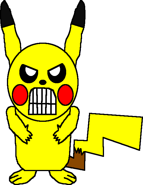 Pikachu Rude Racist Pikachu by BrianisStillHere on DeviantArt