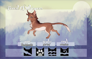 Peachfreckle | Shadowclan Warrior | FOW