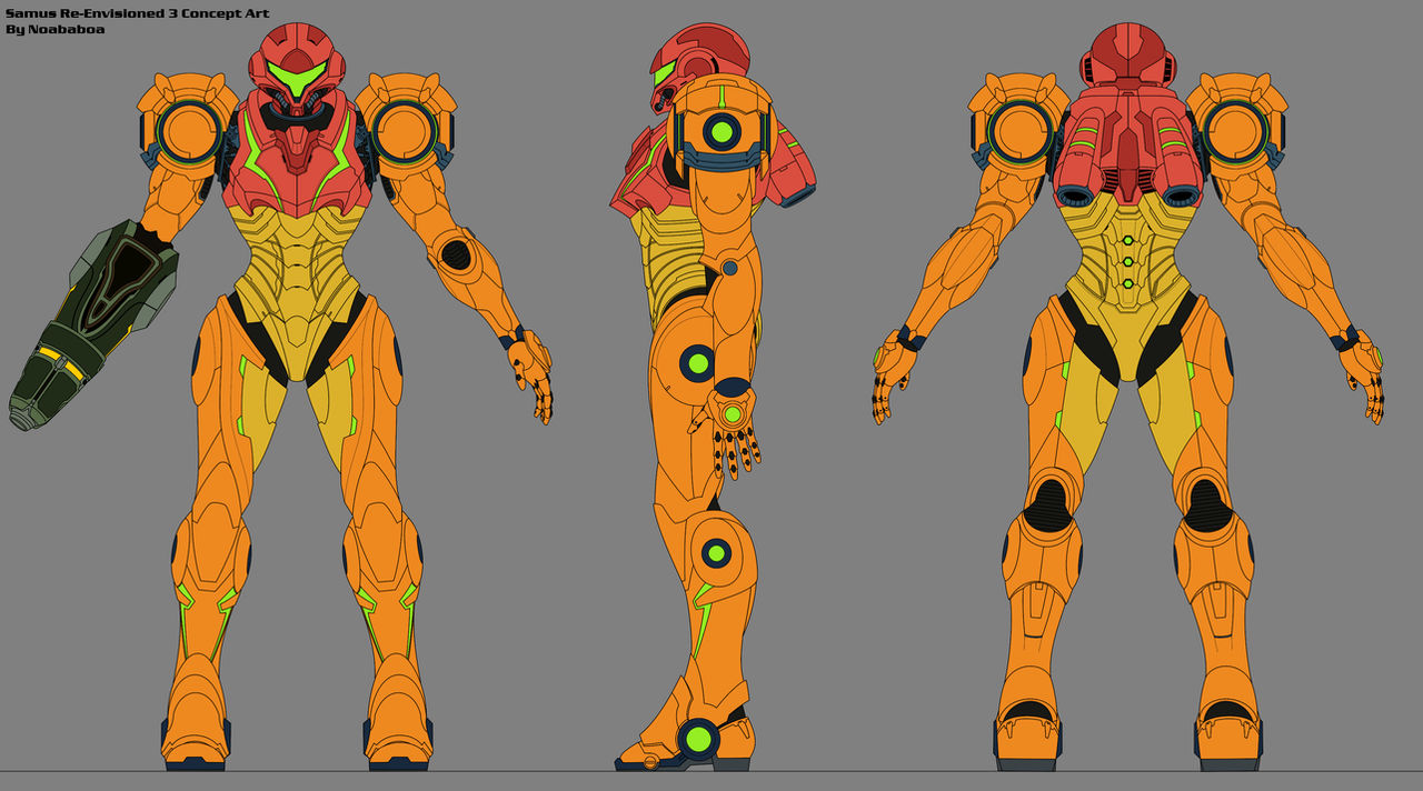 Samus Re-Envisioned 3 Concept Art by Noababoa on DeviantArt