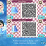 Animal Crossing NL: Elsa's Dress QR Codes
