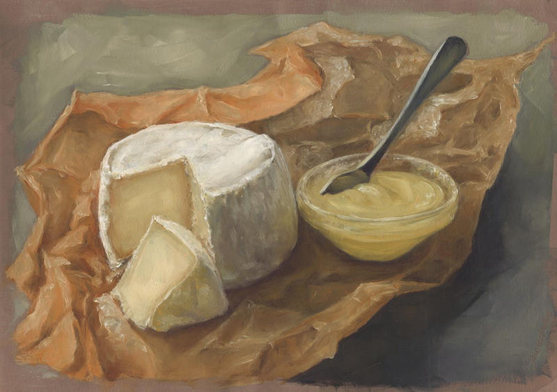Still life, oil painting