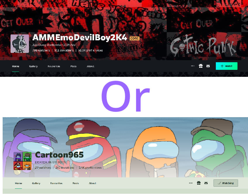 Deviantart Am Cartoon965 or AMMEmoDevilBoy2K4 by RoderickJararuse130 on DeviantArt