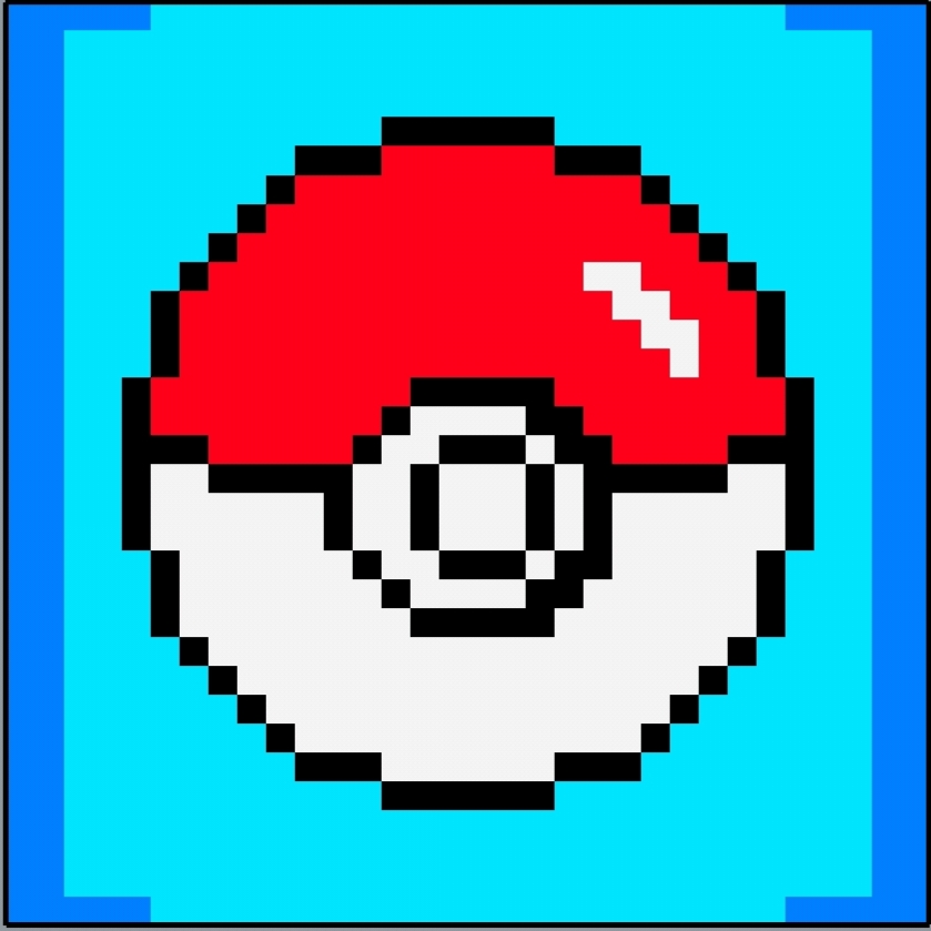 Pixel Pokeball by StoopidFox on DeviantArt