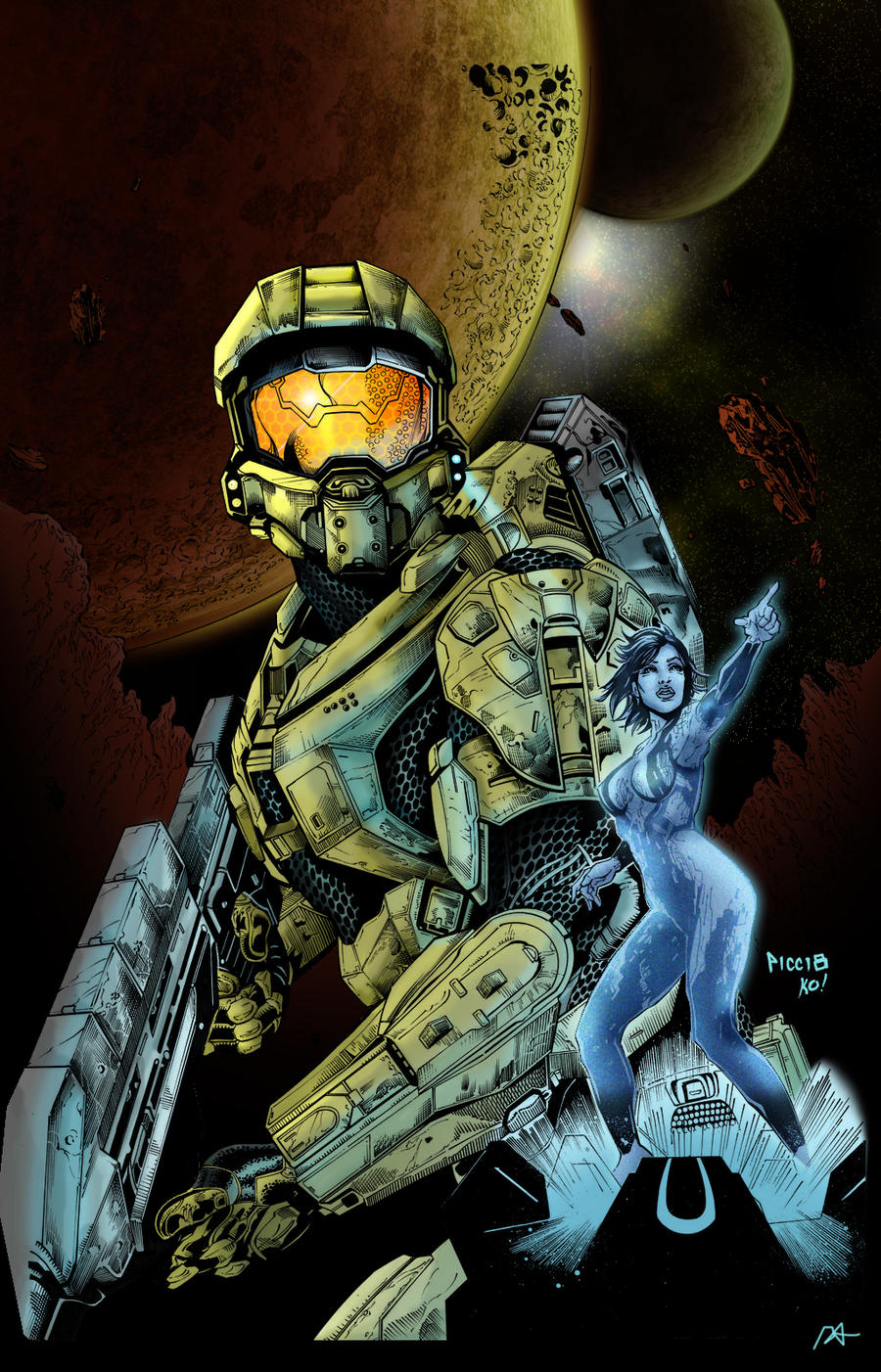 Halo- Master Chief and Cortana