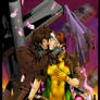 Gambit and Rogue - Battle Artist Colour Battle