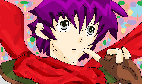 Purple Haired Boy Anime By Flaress On Deviantart