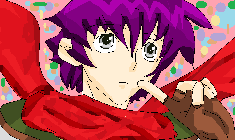 Purple Haired Boy Anime By Flaress On Deviantart