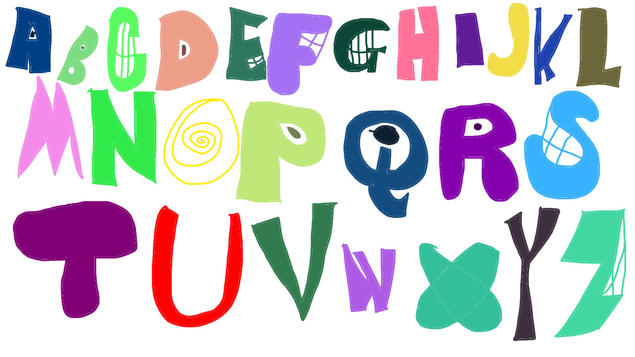 Corus Regular Corus Letters by KlaskyGoneNuts on DeviantArt