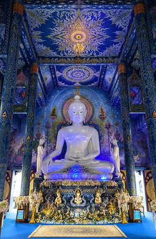 Blue Temple Buddha - Chiang Rai Thailand