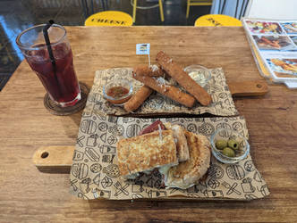 Tasty Sandwhich and Fried Cheese - Pai Thailand