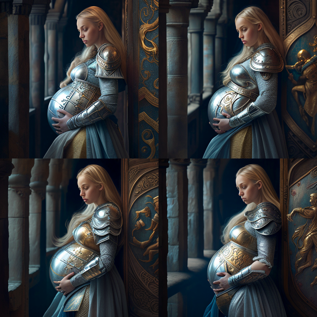 Maternity Deviantart birthcoach Pregnant woman with knight armor. full by ...