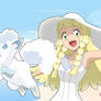 Lillie and Vulpix