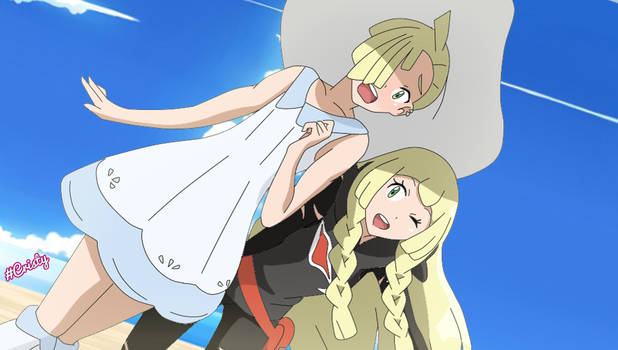 Gladion and Lillie - change of clothes