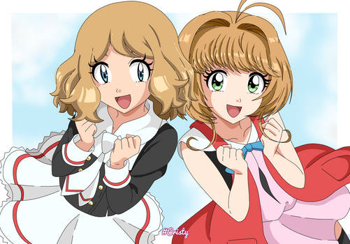 Serena and Sakura Kinomoto