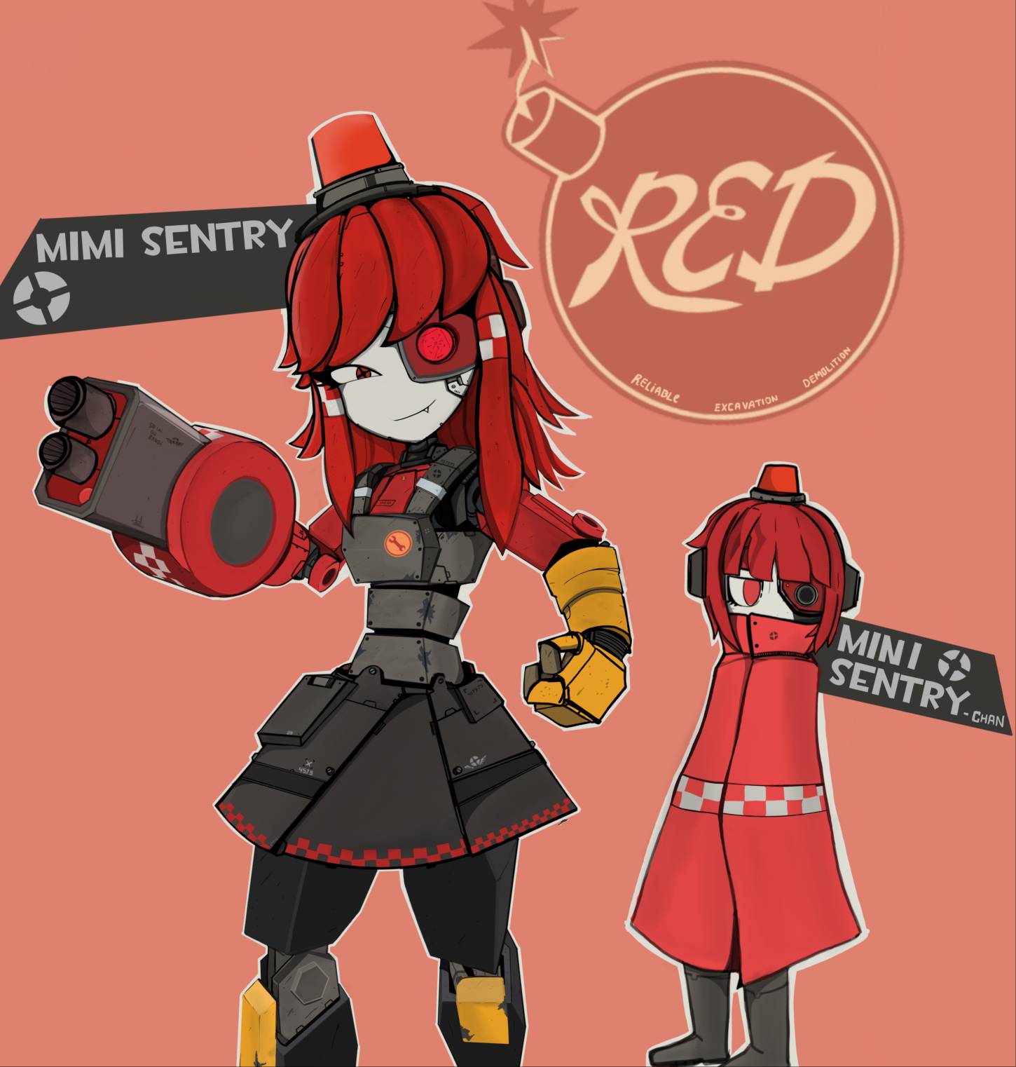 Mimi Sentry Renders Mimi sentries drawing. WIP 1 by AntonDyanov on DeviantArt