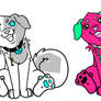 Cyborg and Strawberry puppies adoptables! (1 left)