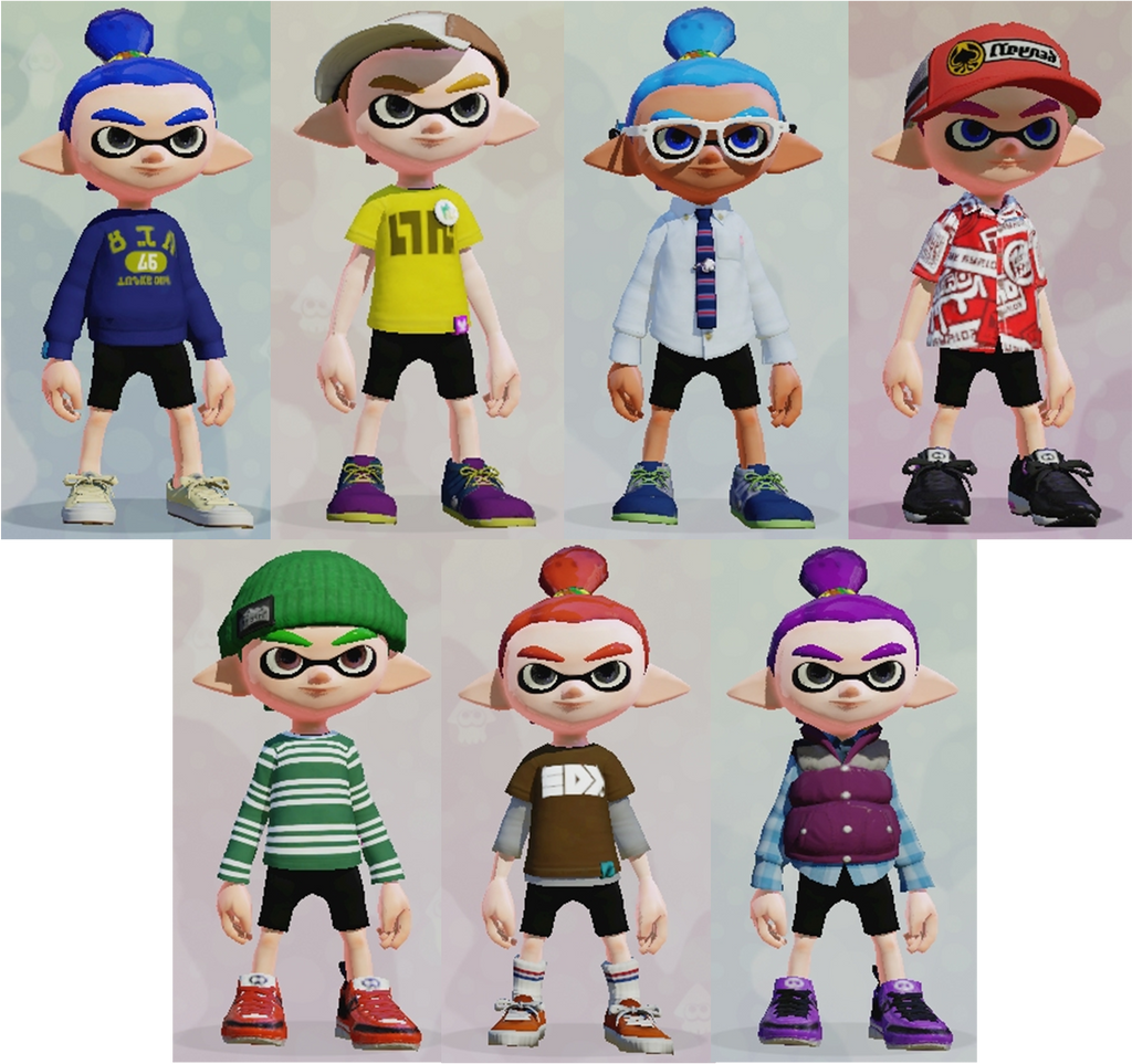 Rion and Friends in Splatoon (Part A) by MeganTheApexVillager on DeviantArt