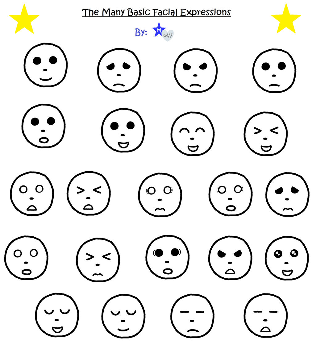 Facial Expressions by MeganTheApexVillager on DeviantArt