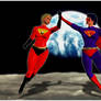 Speedo-Woman vs Ultimate Woman on the Moon