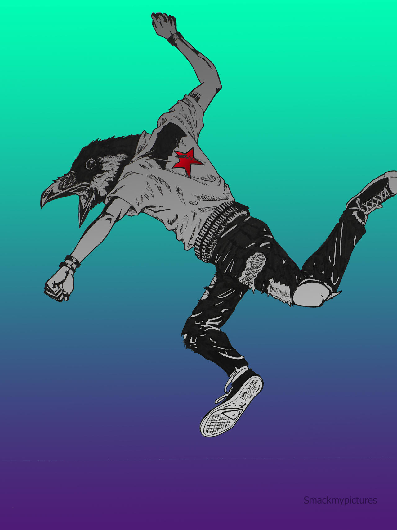 Crow Punk by SmackMyPictures on DeviantArt