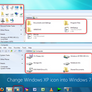 Windows XP icon into Windows 7