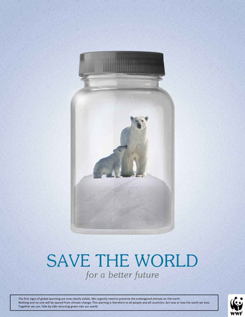 WWF - Global Warming - Save The World Polar Bear