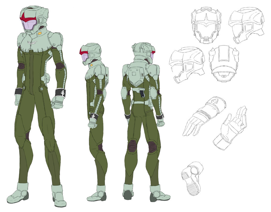 Zeon Color Zeon Pilot's Normal Suit Normal Colors by Lockon5500 on DeviantArt