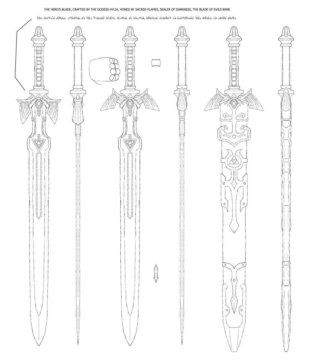 Simple Master Sword Master Sword by Lockon5500 on DeviantArt