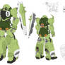 Zaku Warrior Production Colors