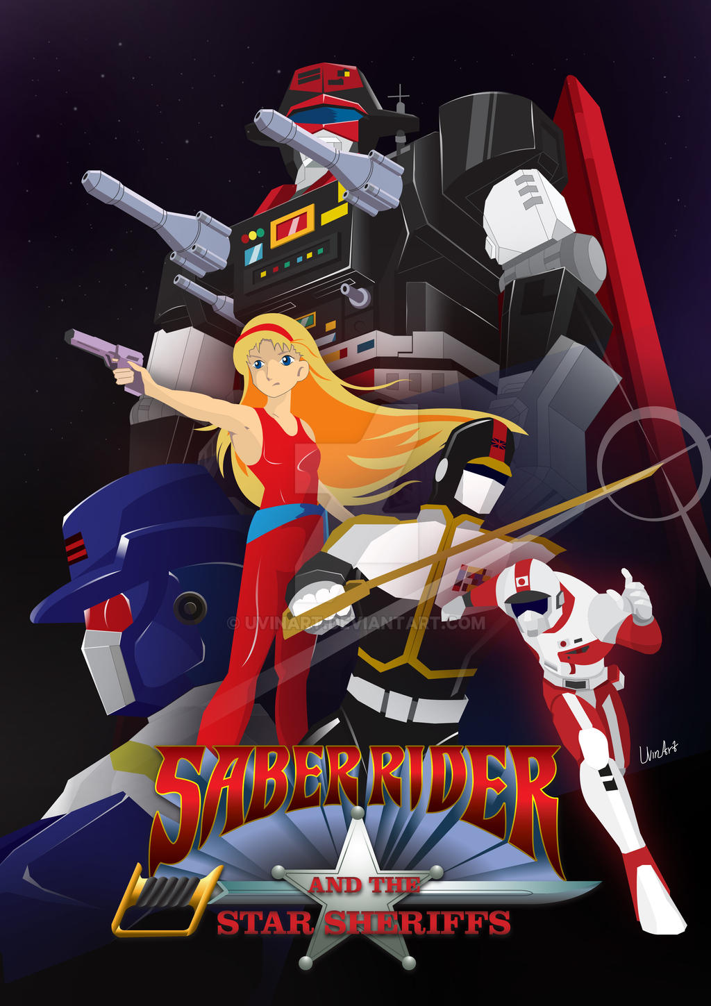 Saber Rider by UvinArt on DeviantArt