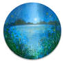 Dream A Dream Of Twilight Round Oil Painting